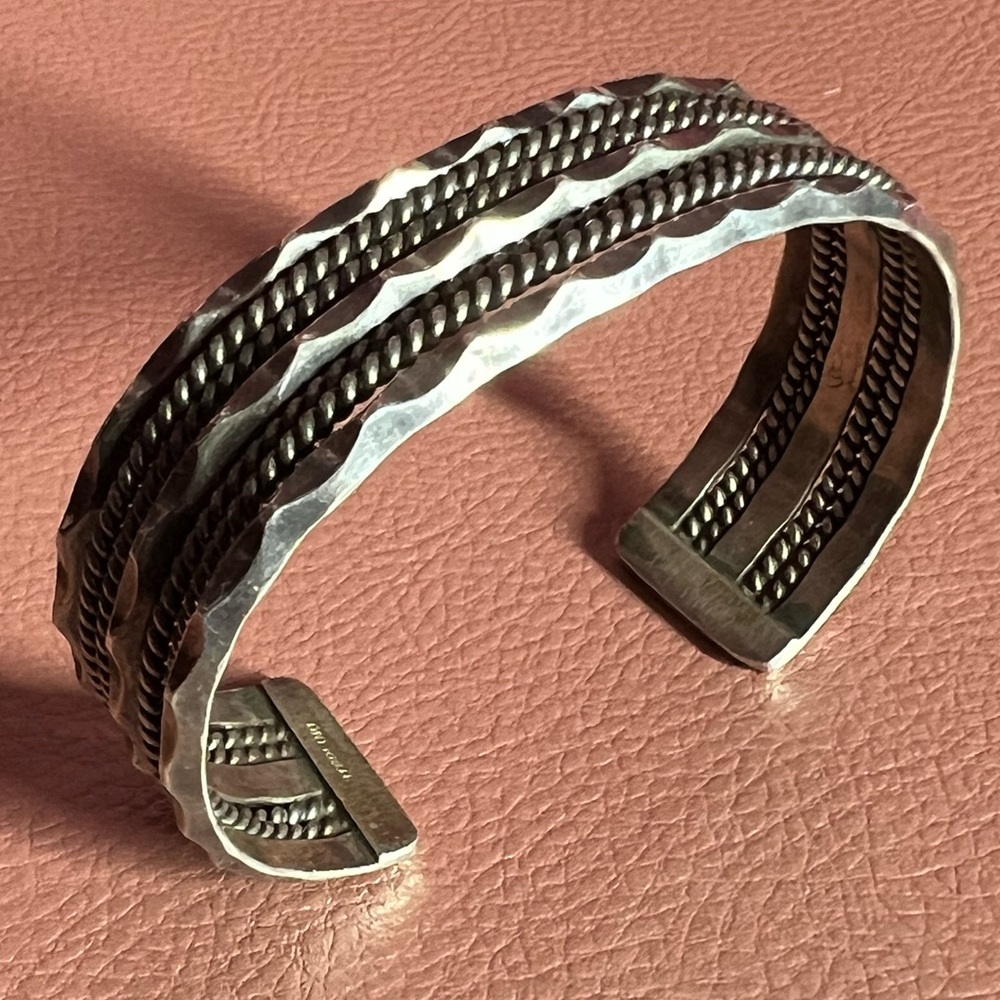 Sterling Silver Native Cuff Bracelet